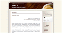 Desktop Screenshot of coder.cl